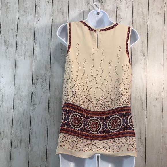 Chelsea & Violet Lined Multicolored Sleeveless Top Small - Picture 4 of 11